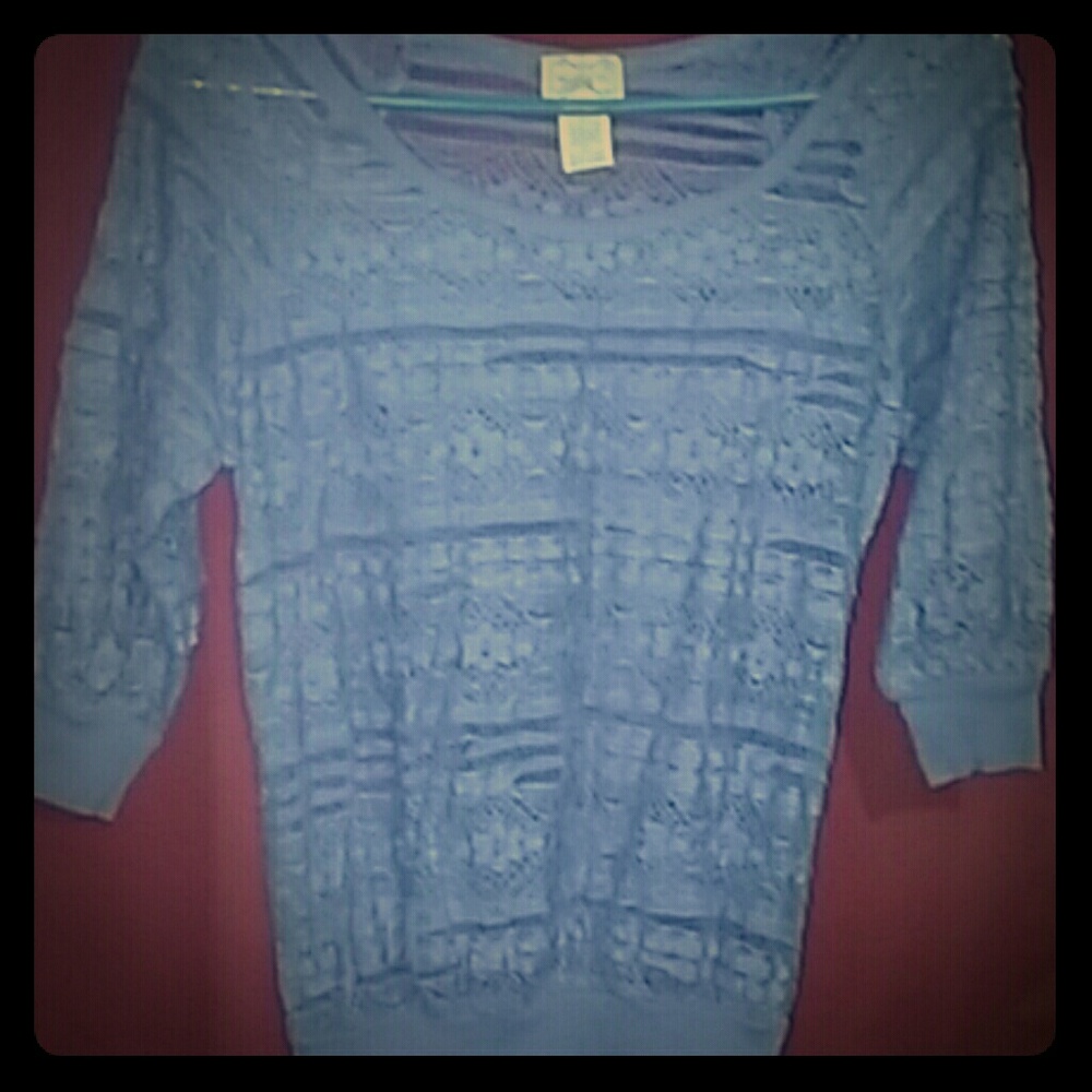 A blue lace x-small shirt!